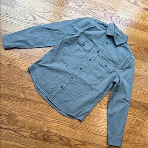 Express Men’s Charcoal Grey Button-Up Shirt